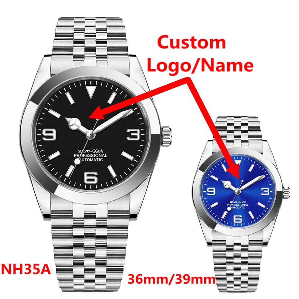 Men Accessories Jewellery - Custom Logo Luxury NH35 Watch Women