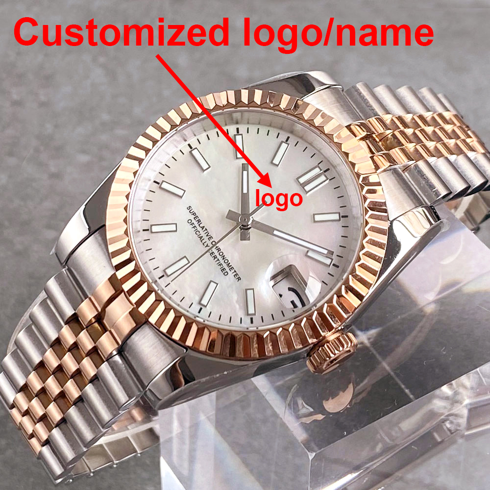 Men Accessories Jewellery - Customized Two Tone Rose Gold Case