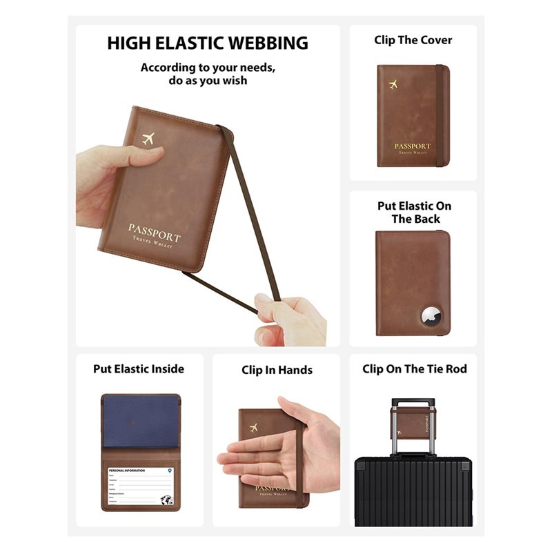 ABRT-Passport Holder With RFID - Passport Wallet Rfid reseña y precio