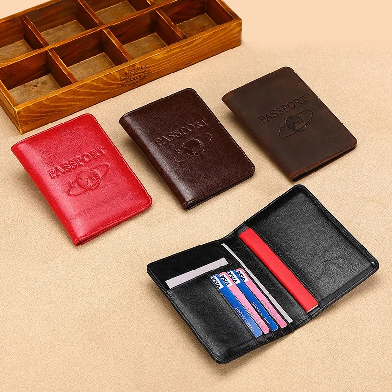 Unisex Genuine Leather Passpor - Passport Wallet Rfid reseña y precio
