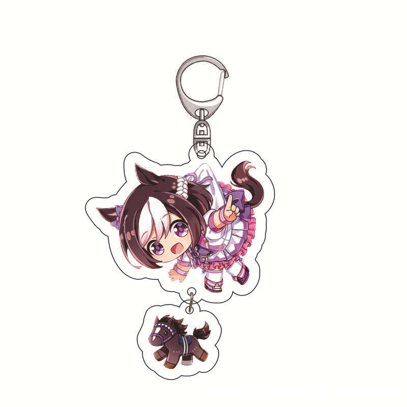Anime Umamusume Pretty Derby A - Men Keychain Accessories reseña y precio