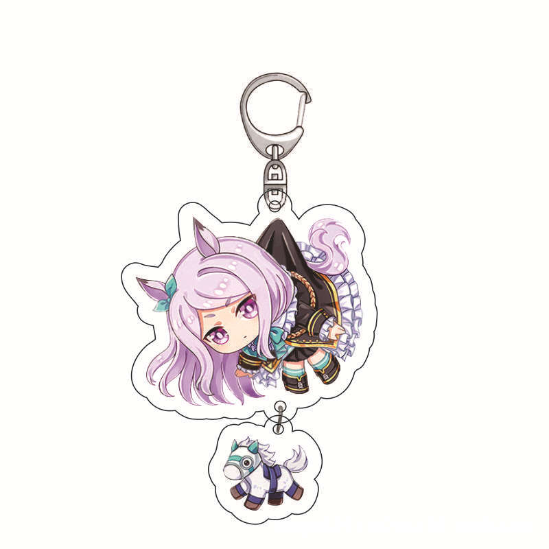 Anime Umamusume Pretty Derby A - Men Keychain Accessories reseña y precio