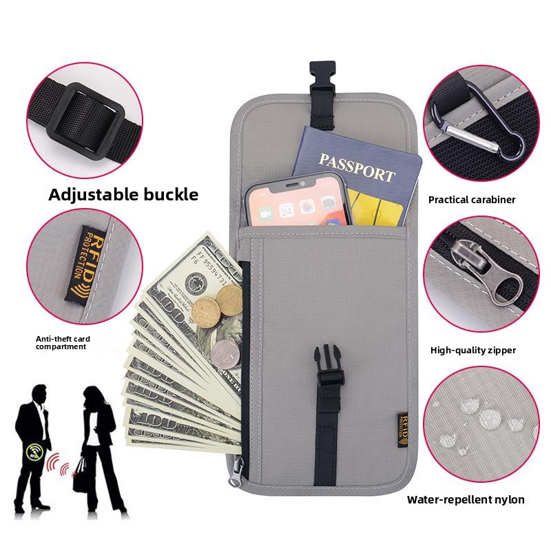 Neck Strap RFID Passport Walle - Passport Wallet Rfid reseña y precio