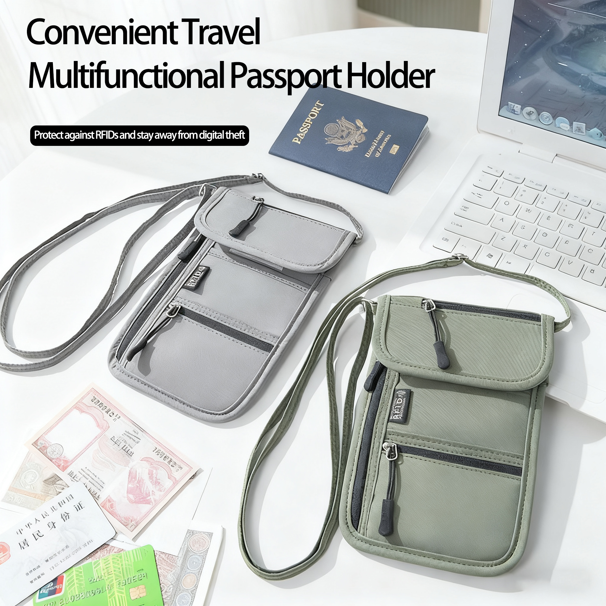 Personal Neck Wallet RFID Bloc - Passport Wallet Rfid reseña y precio