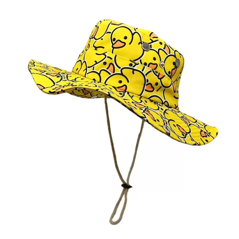 Cute Yellow Duck Cartoon Bucke - Men'S Yellow Accessories reseña y precio