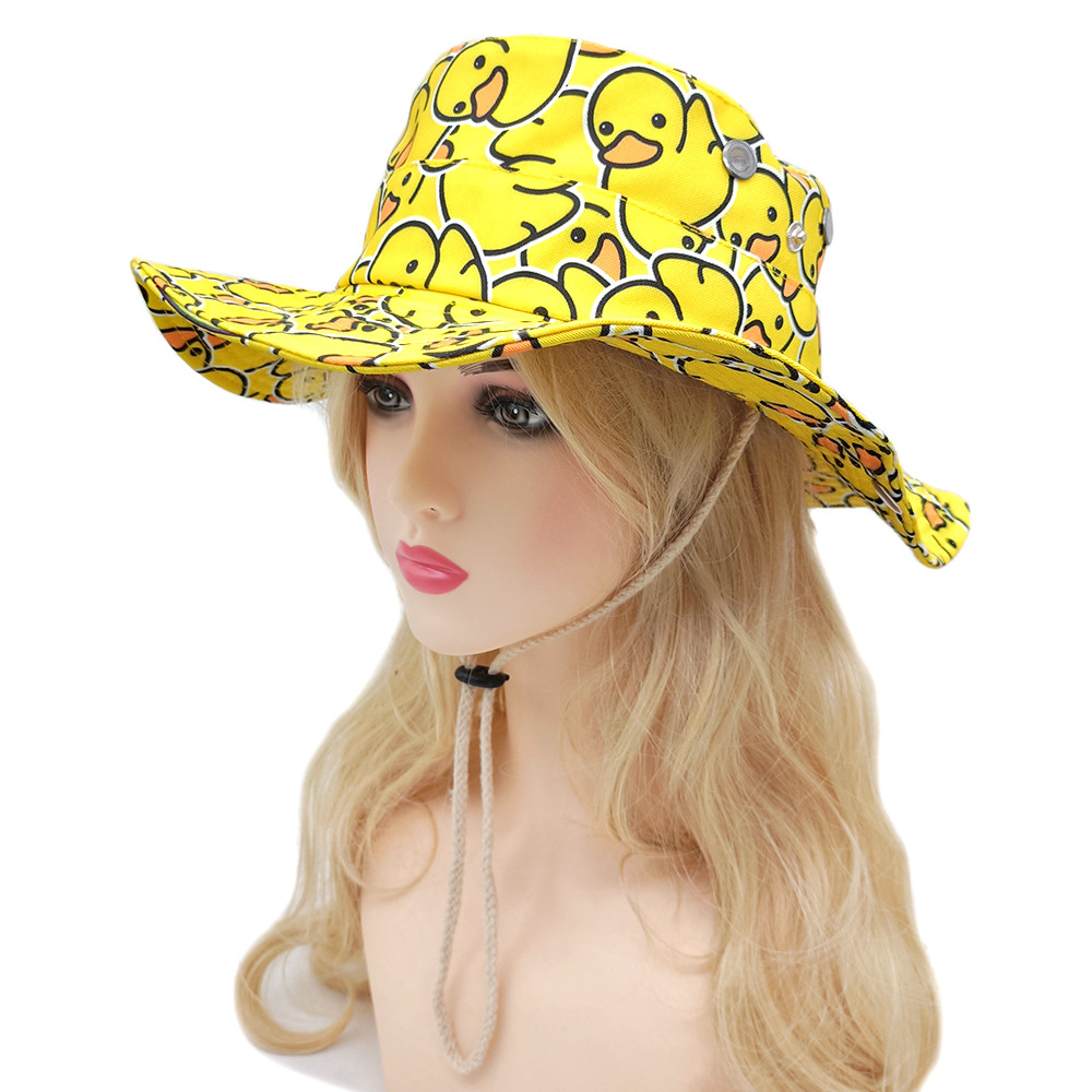 Cute Yellow Duck Cartoon Bucke - Men'S Yellow Accessories reseña y precio