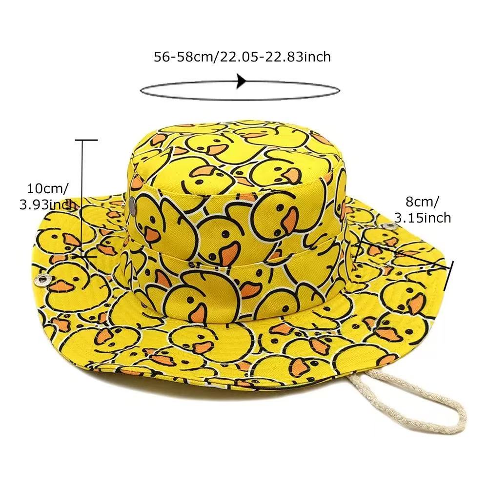 Cute Yellow Duck Cartoon Bucke - Men'S Yellow Accessories reseña y precio