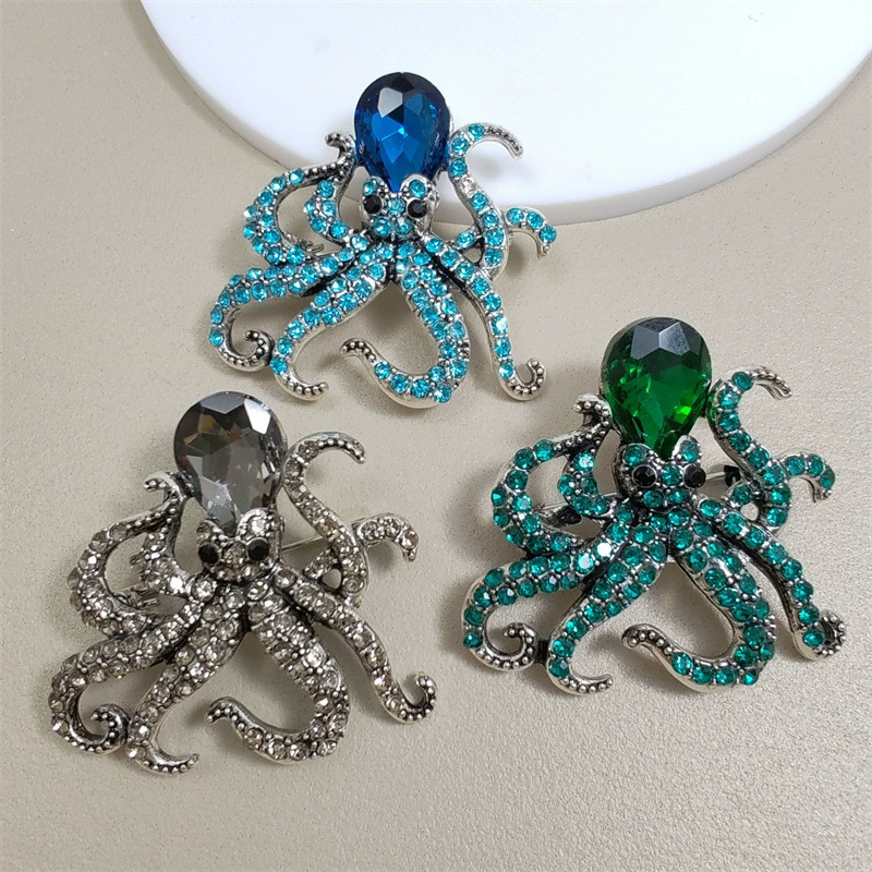 1Pc Retro Octopus Brooch for M - Men'S Accessories Trends 2025 reseña y precio