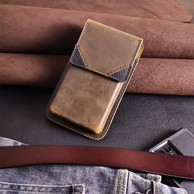 1pcRetro genuine leather waist - Men Accessories Pack reseña y precio