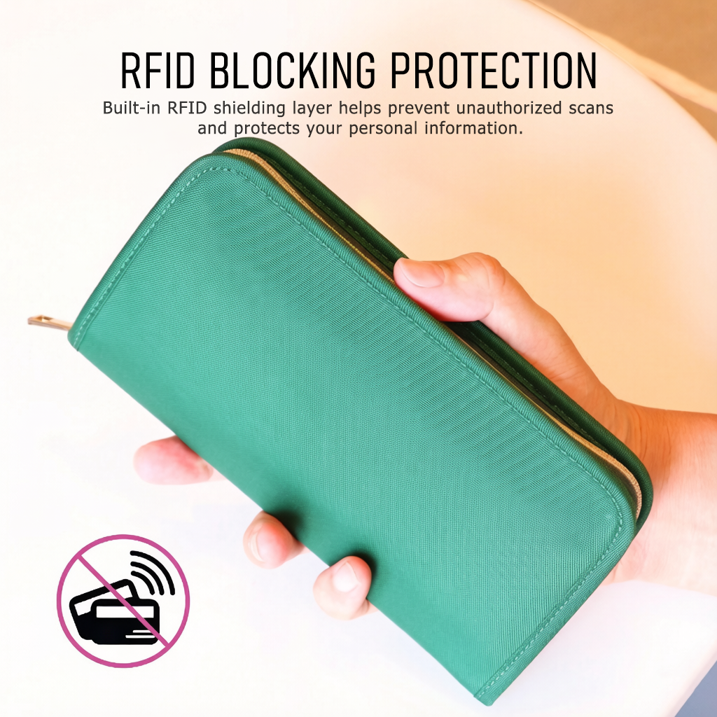 RFID Blocking Passport Holder  - Passport Wallet Rfid reseña y precio