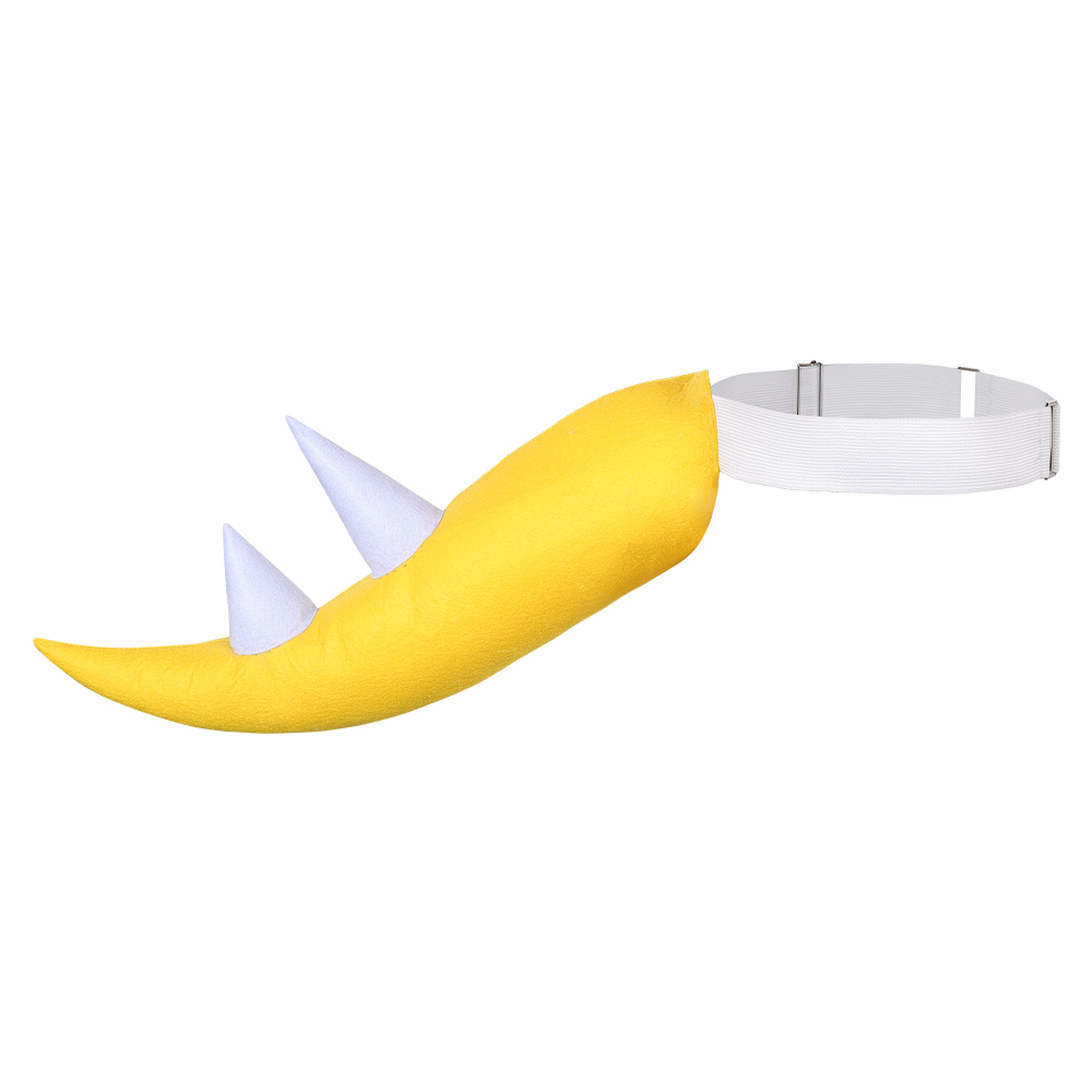 Bowser Jr Cosplay Yellow Tail  - Men'S Yellow Accessories reseña y precio