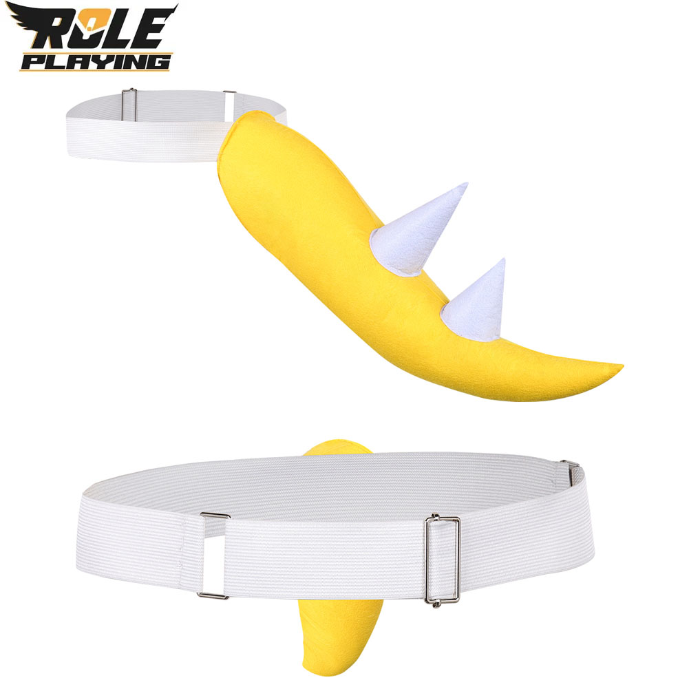 Bowser Jr Cosplay Yellow Tail  - Men'S Yellow Accessories reseña y precio