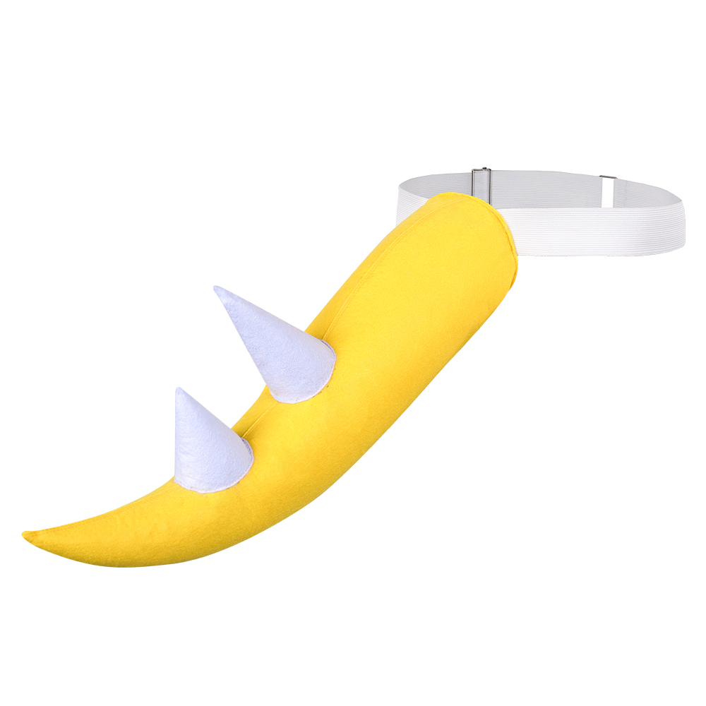 Bowser Jr Cosplay Yellow Tail  - Men'S Yellow Accessories reseña y precio