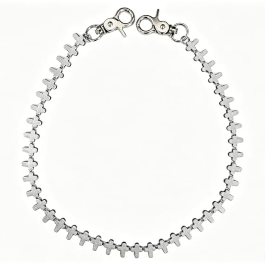 Cross Pants Chain Jeans keycha - Men Accessories In Silver reseña y precio