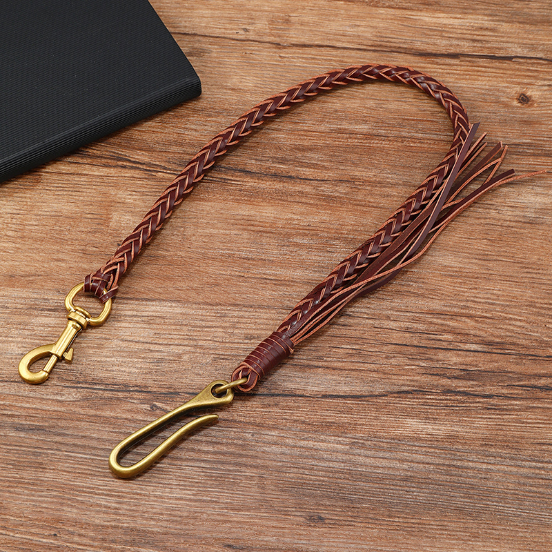 Vintage Leather Tassel Jeans C - Men Accessories Pk reseña y precio
