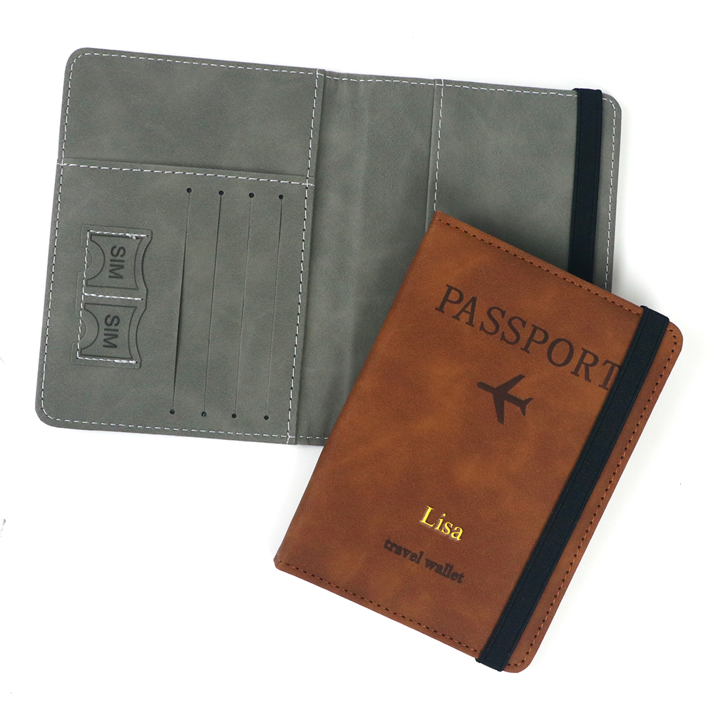 Customized Name PU Leather Car - Passport Wallet Rfid reseña y precio