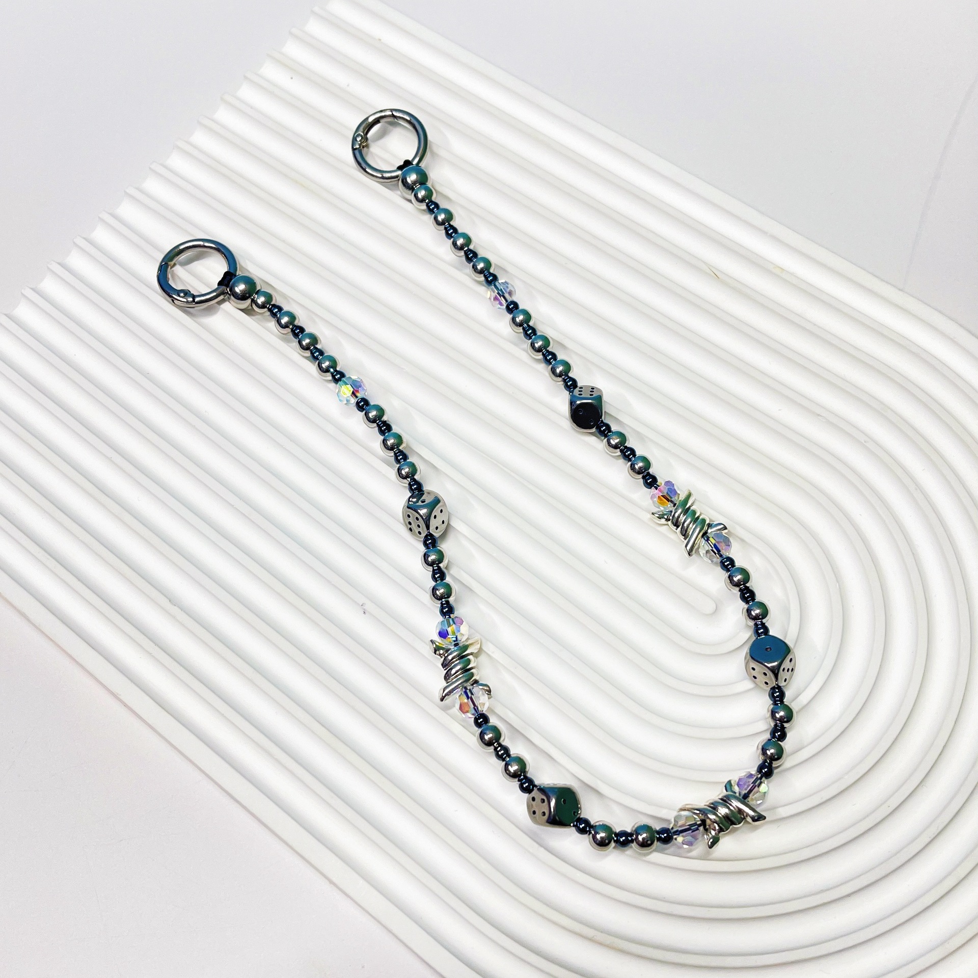 HERLOOK Cool Punk Dice Metal B - Men'S Accessories Chain reseña y precio