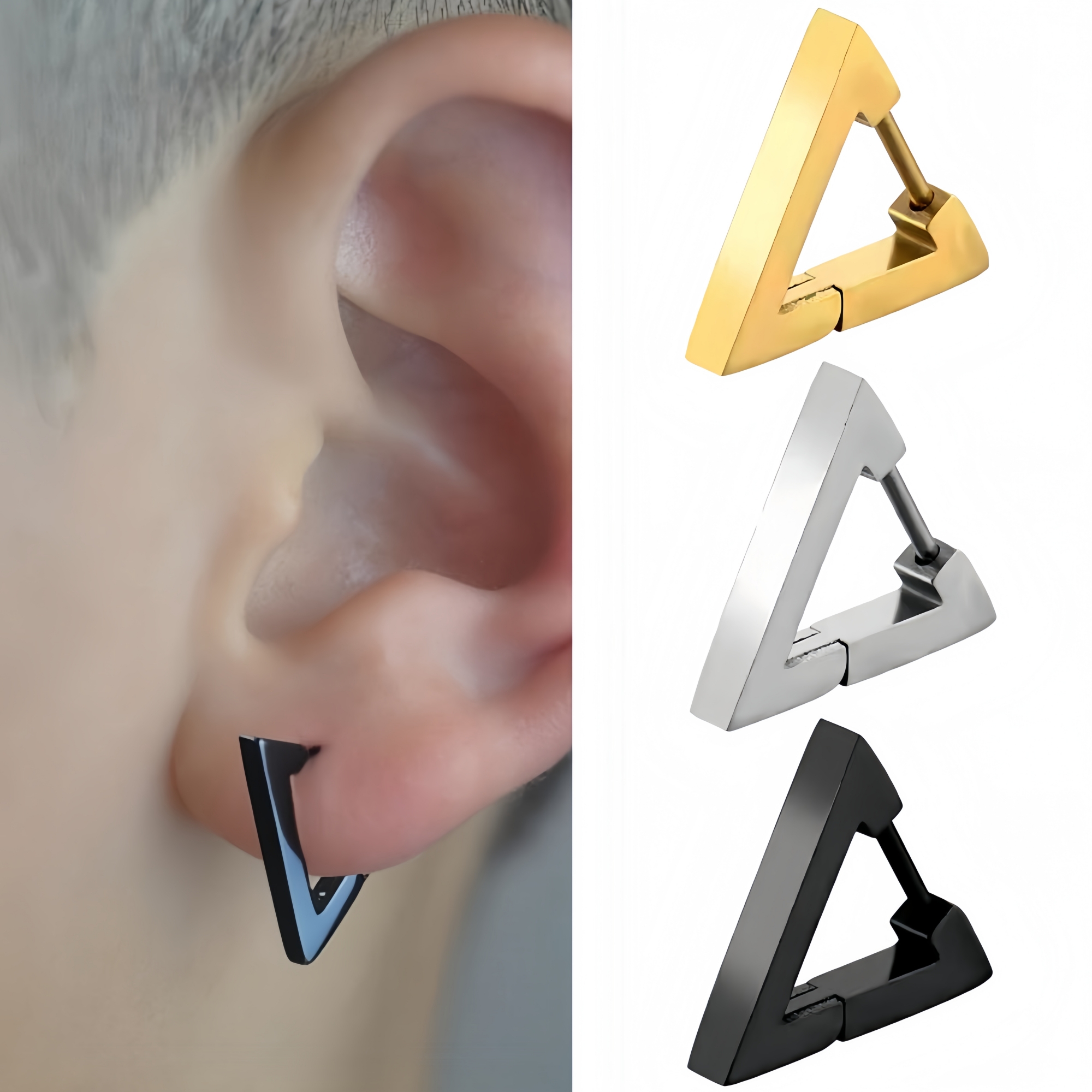 Polished Triangle Geometry Sta - Men'S Accessories Trends 2025 reseña y precio
