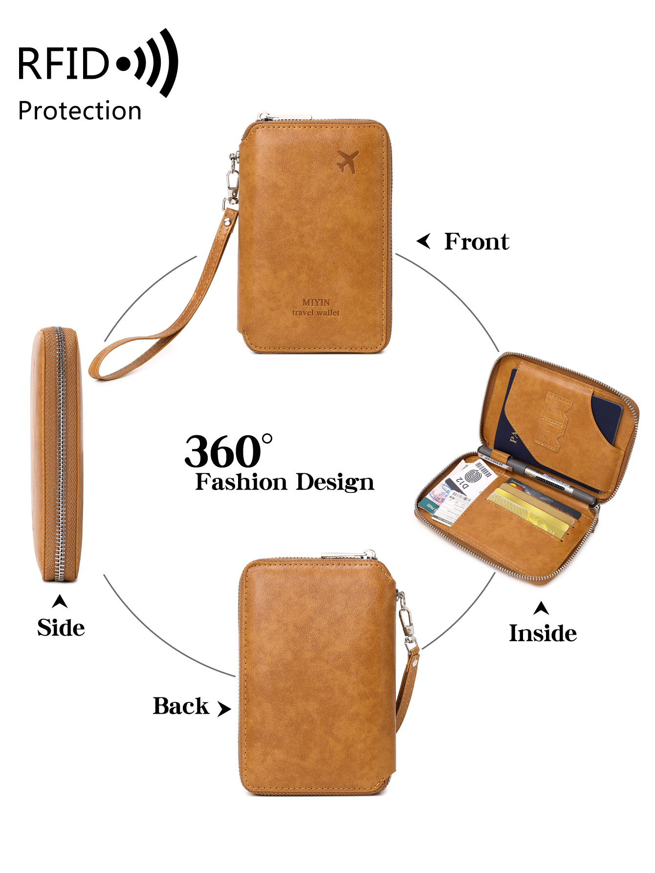 Minimalist and Fashionable RFI - Passport Wallet Rfid reseña y precio