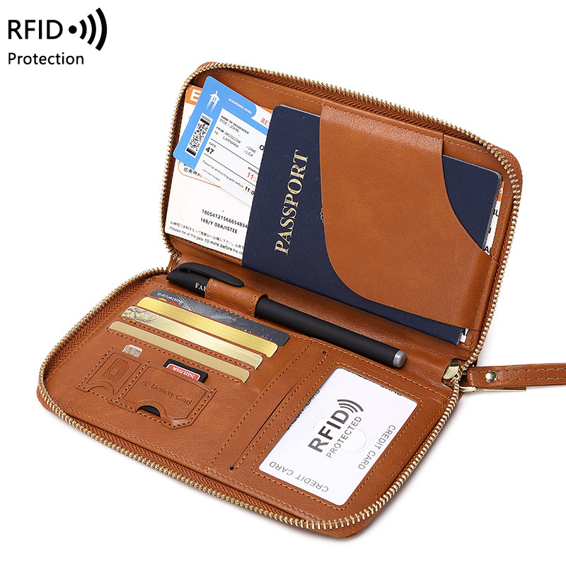 New Leather Passport Cover RFI - Passport Wallet Rfid reseña y precio