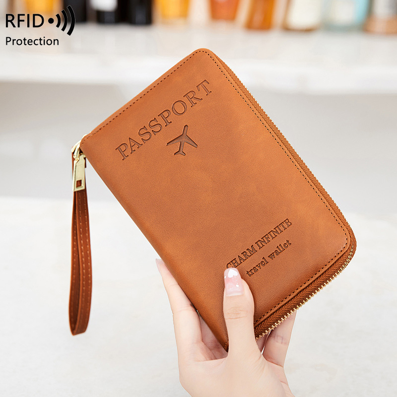 New Leather Passport Cover RFI - Passport Wallet Rfid reseña y precio