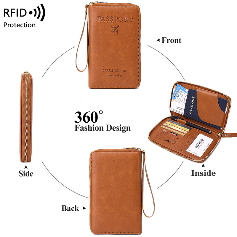 New Leather Passport Cover RFI - Passport Wallet Rfid reseña y precio