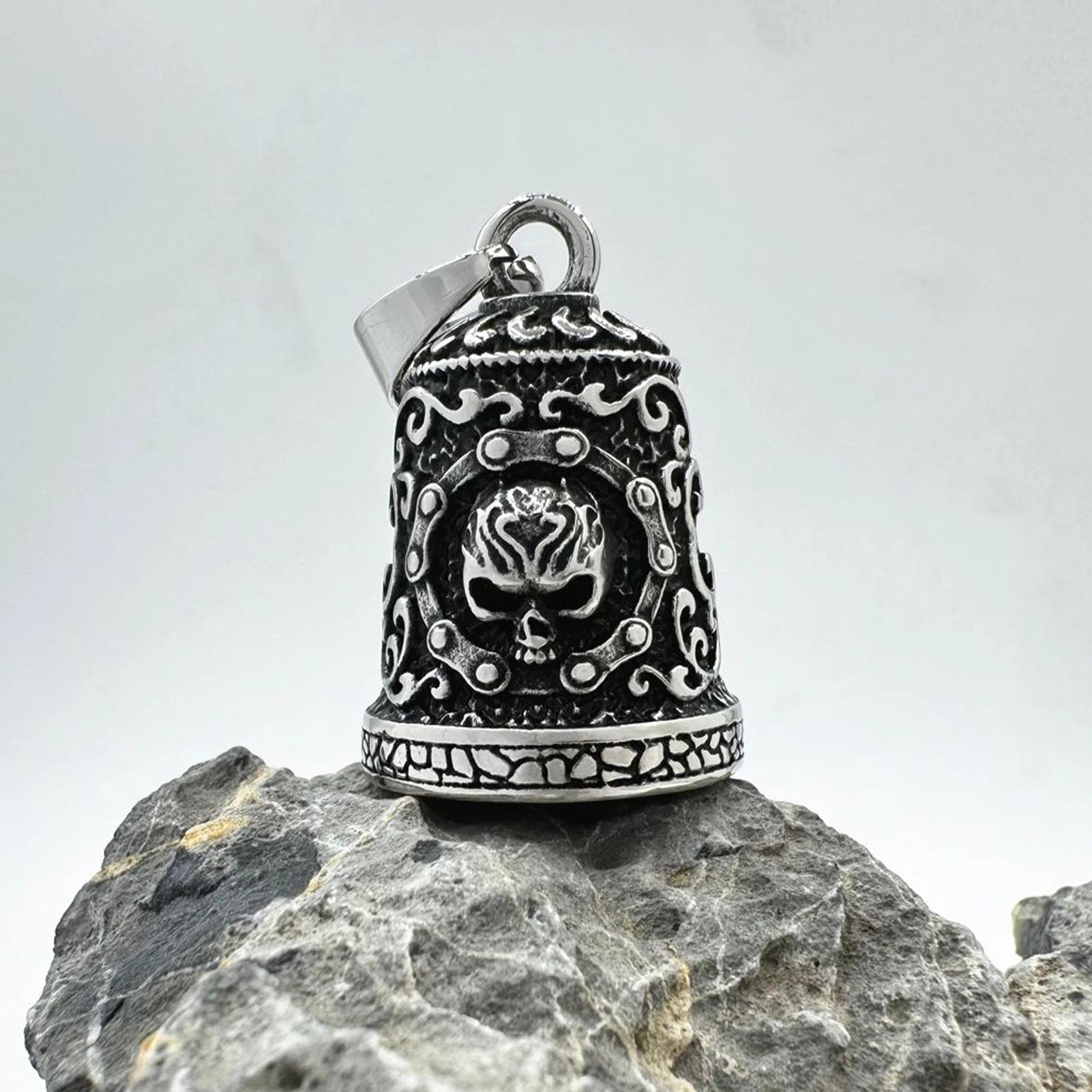Skull Bell Charm Motorcycle Be - Men'S Accessories Chain reseña y precio