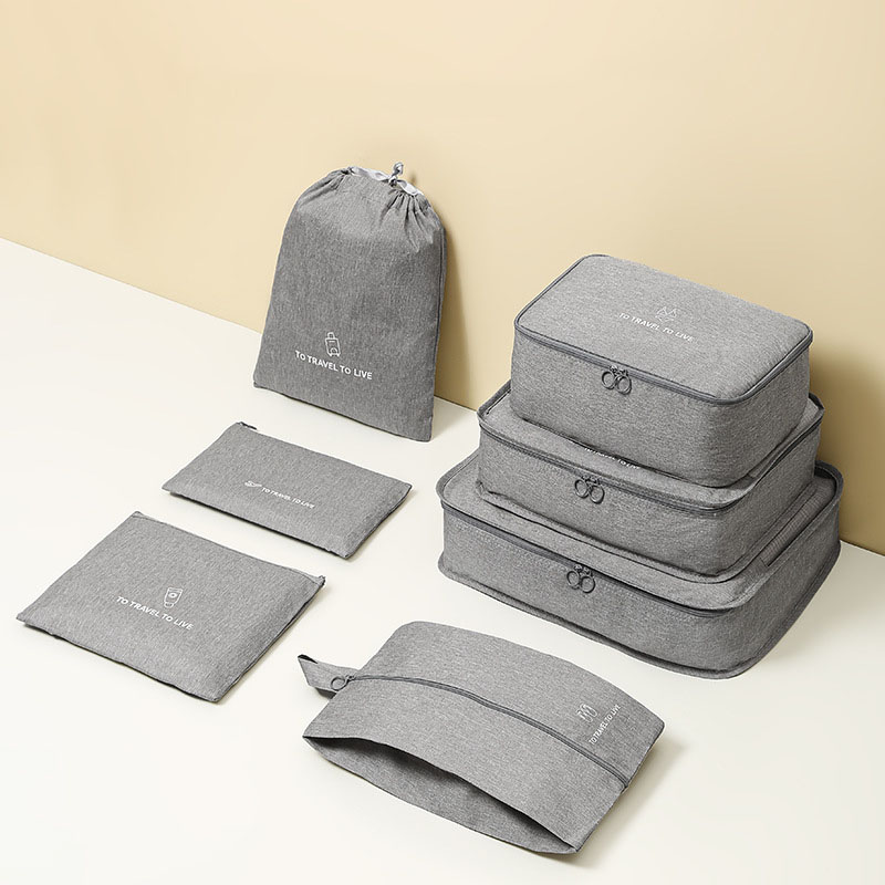 7 Piece Travel Packing Cubes S - Men Accessories Kit reseña y precio