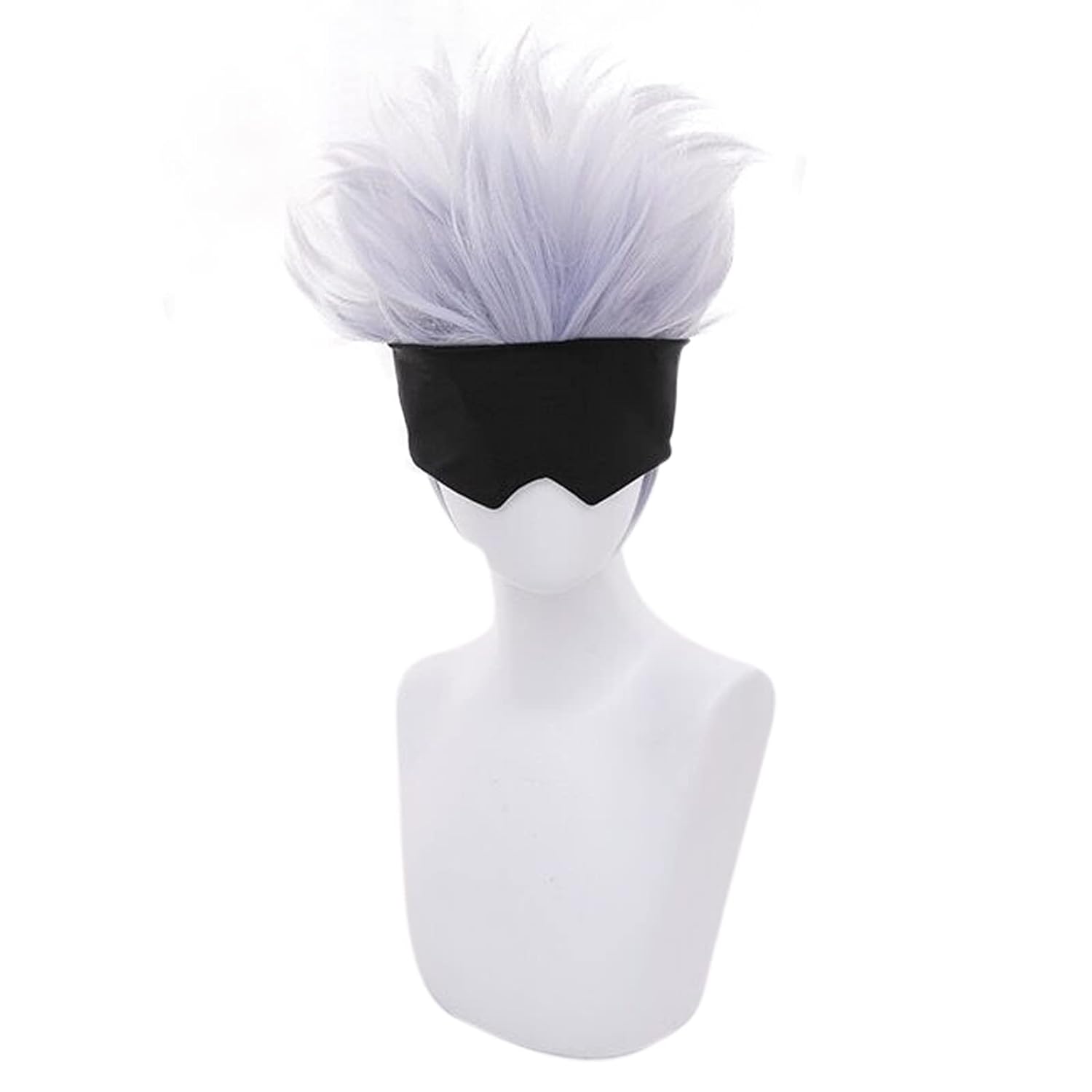 Black Blindfold + Short Wavy C - Men Accessories In Silver reseña y precio