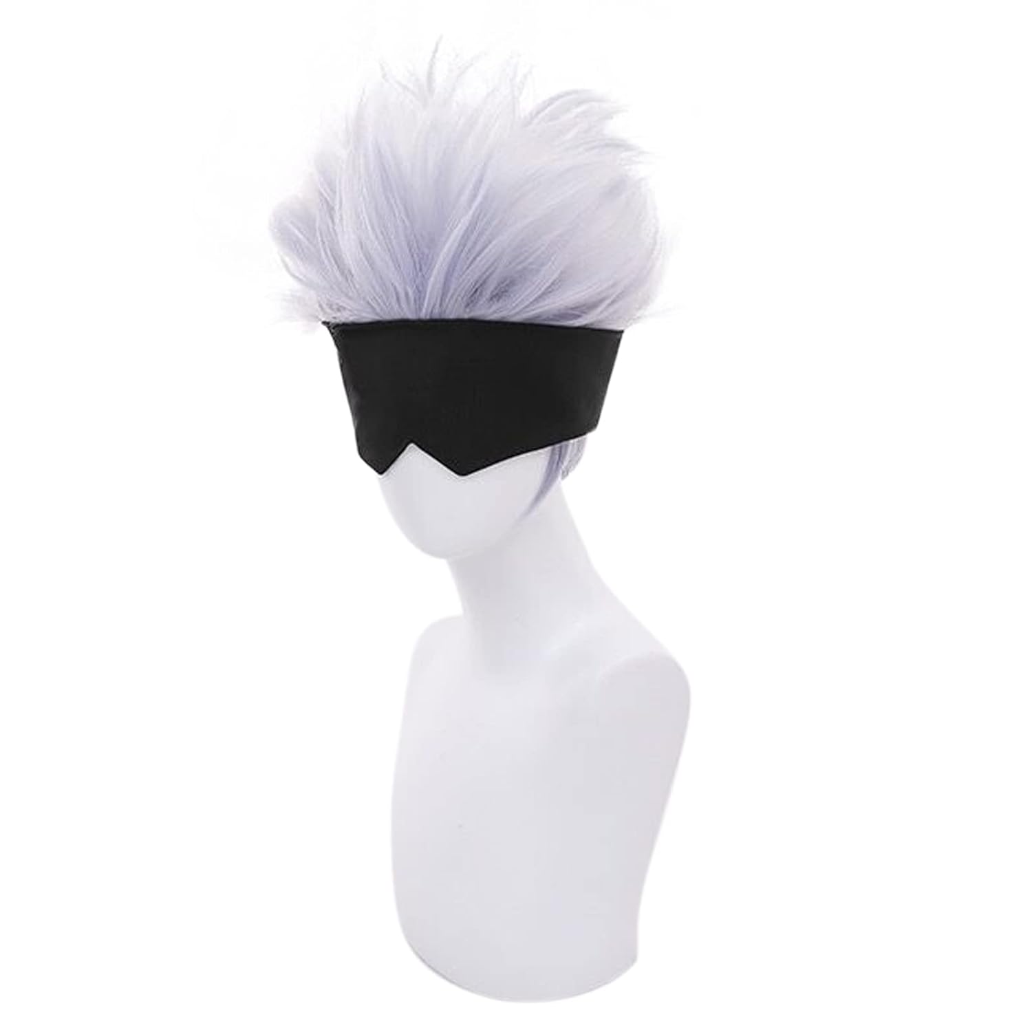 Black Blindfold + Short Wavy C - Men Accessories In Silver reseña y precio