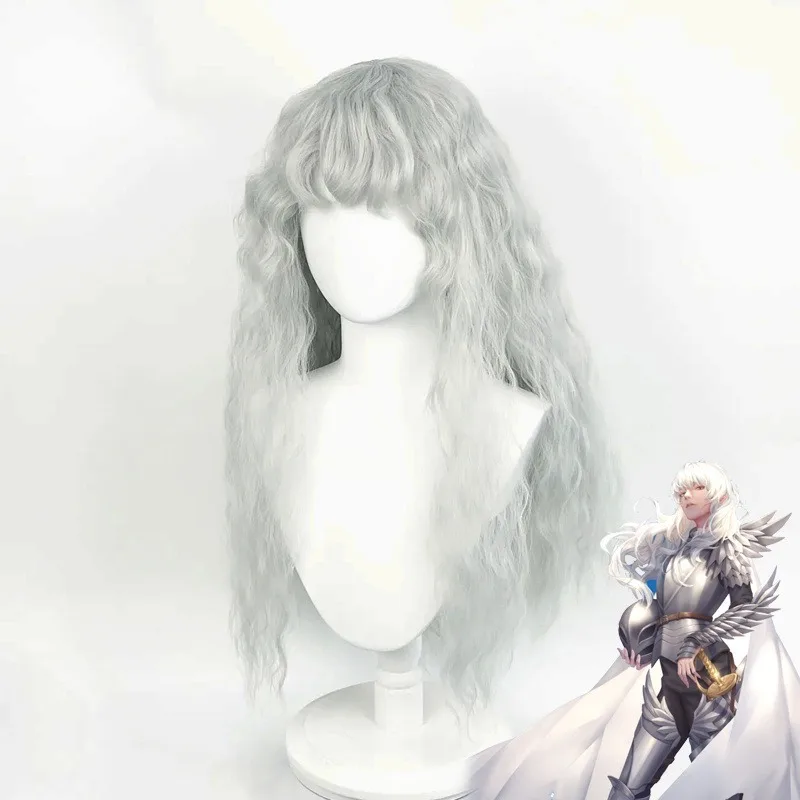 Anime Game Berserk Cosplay Wig - Men Accessories In Silver reseña y precio