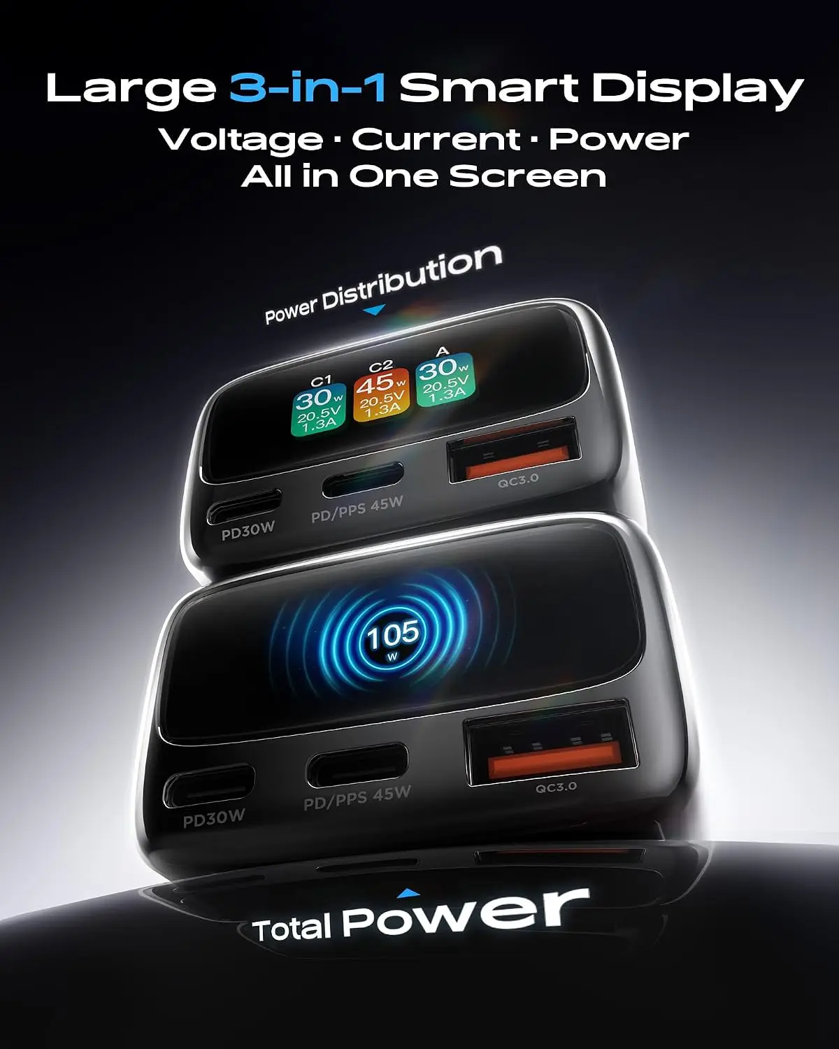 105W USB C Car Charger with Di - Men Accessories Usa reseña y precio
