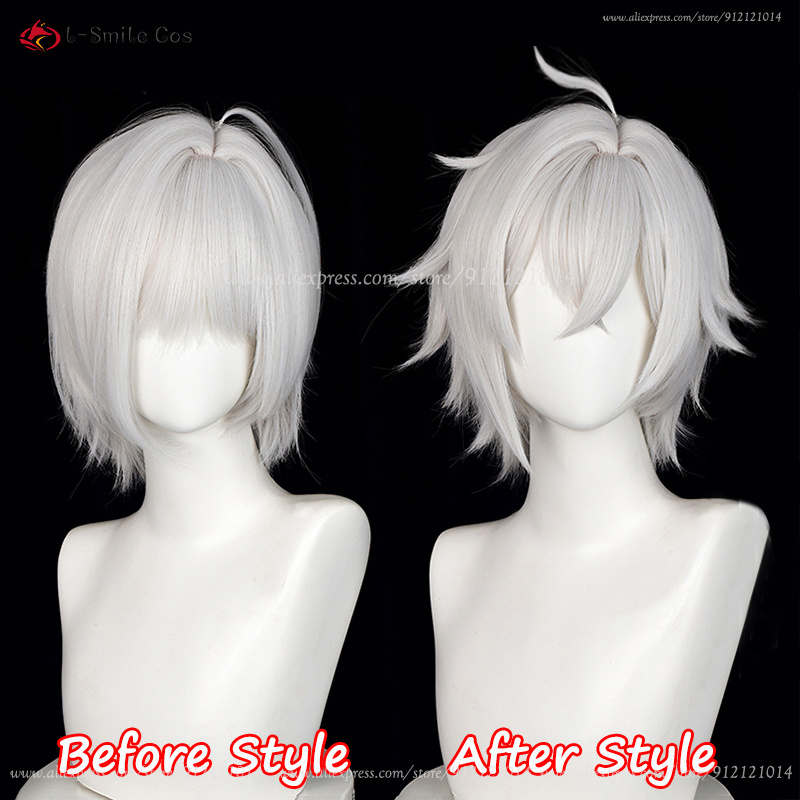 ZZZ Seth Lowell Cosplay Wig 30 - Men Accessories In Silver reseña y precio