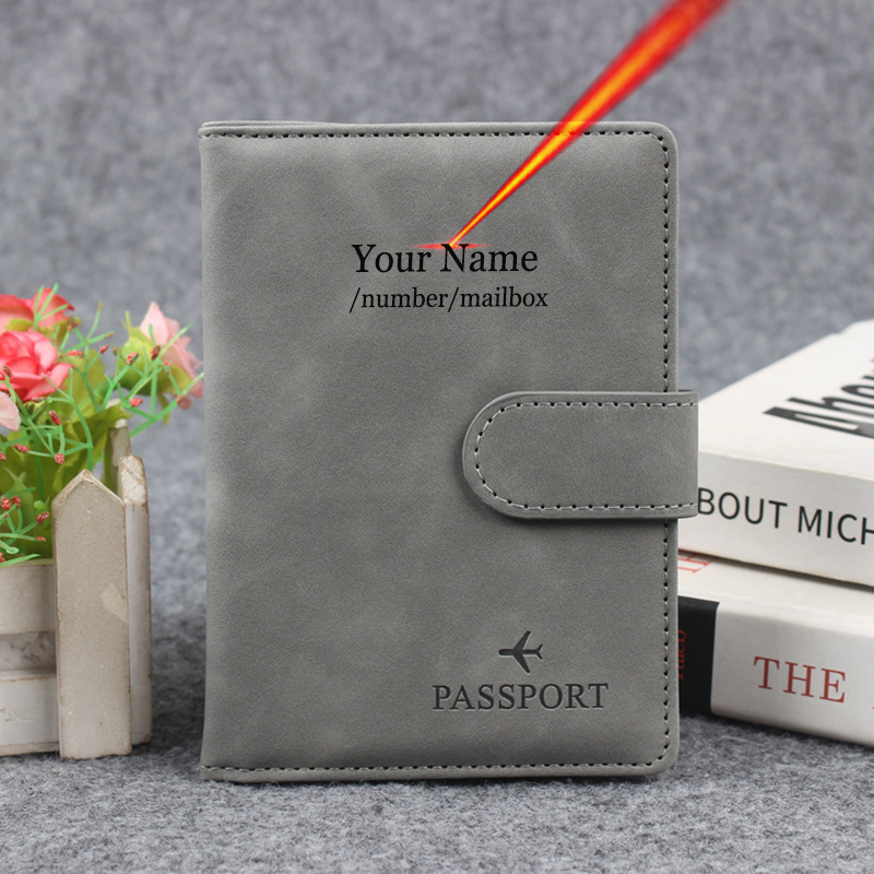 Magnetic Button Passport Cover - Passport Wallet Rfid reseña y precio