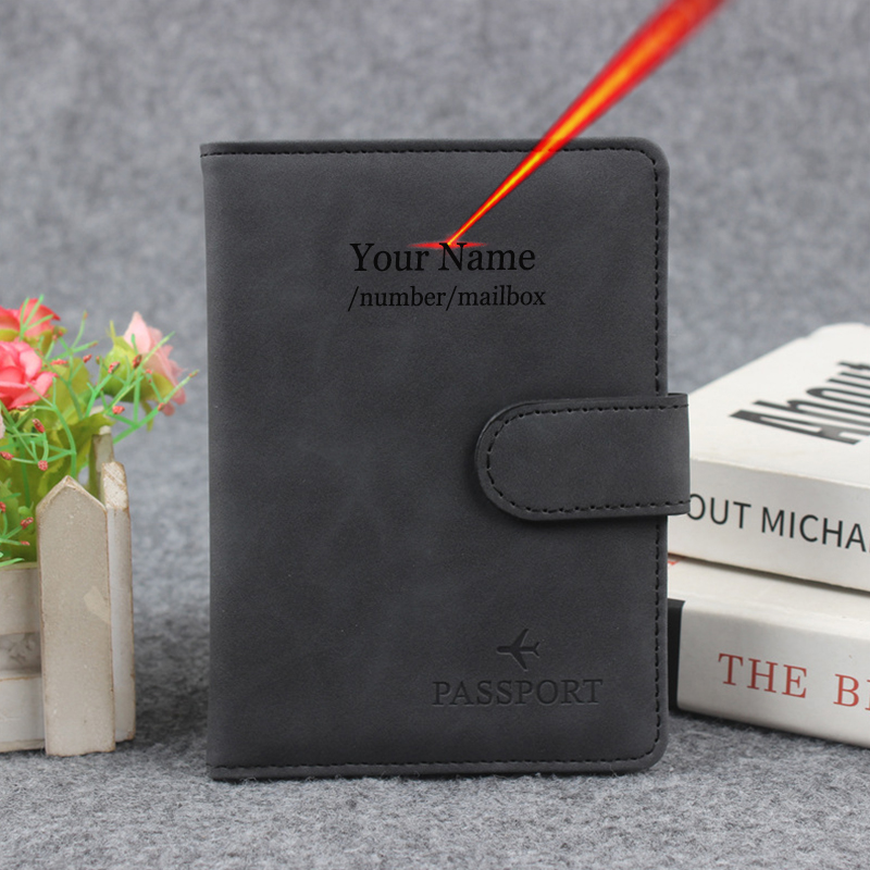 Magnetic Button Passport Cover - Passport Wallet Rfid reseña y precio