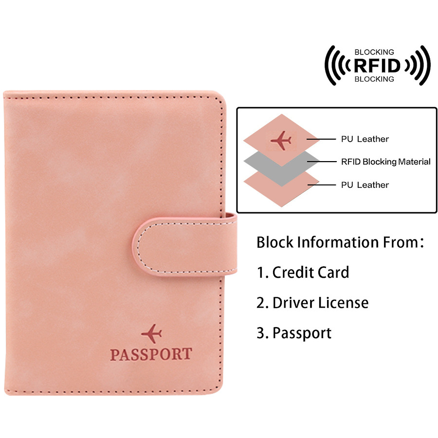 Magnetic Button Passport Cover - Passport Wallet Rfid reseña y precio