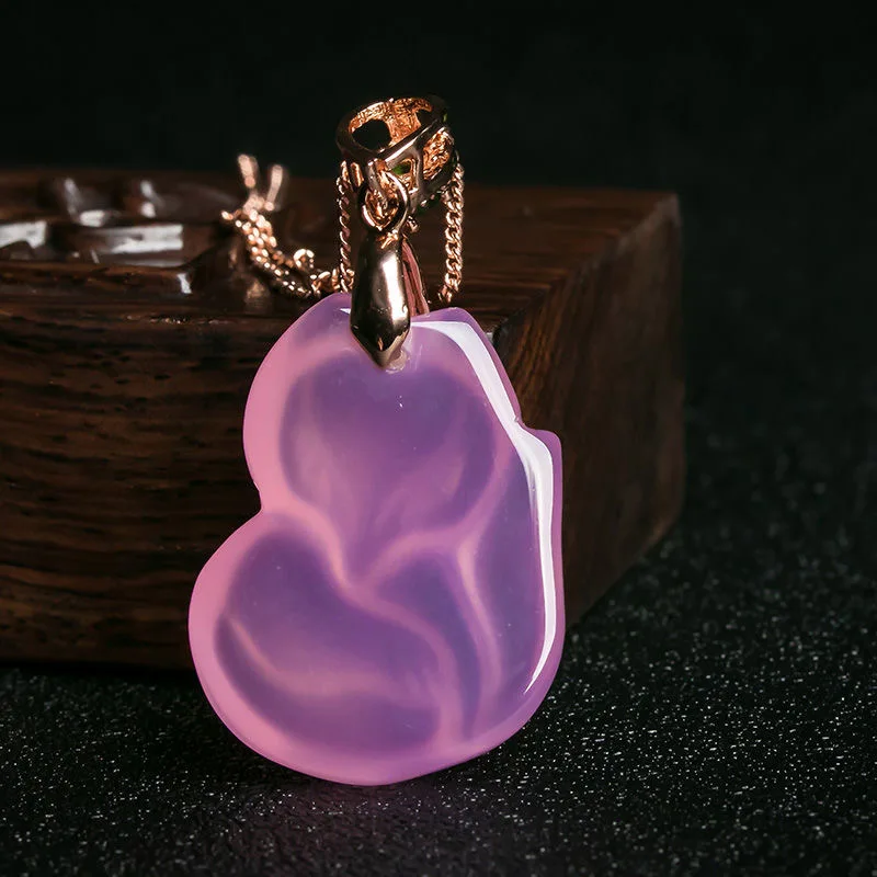 Natural Purple Agate Fox Penda - Men'S Accessories Chain reseña y precio