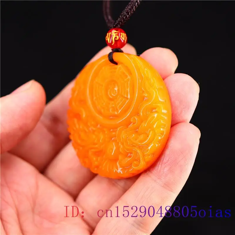 Yellow Jade Dragon Pendant Gif - Men'S Yellow Accessories reseña y precio