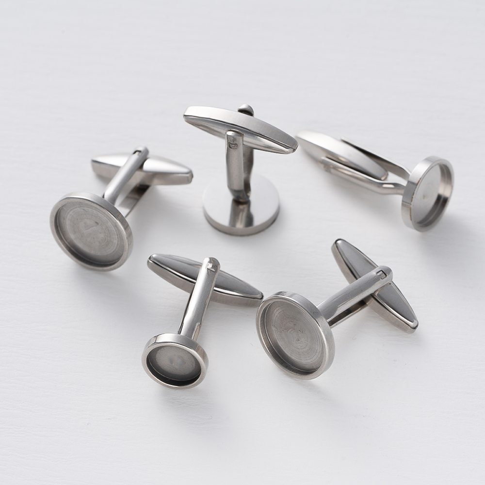 5Pcs Stainless Steel Cufflinks - Men Accessories Jewellery reseña y precio