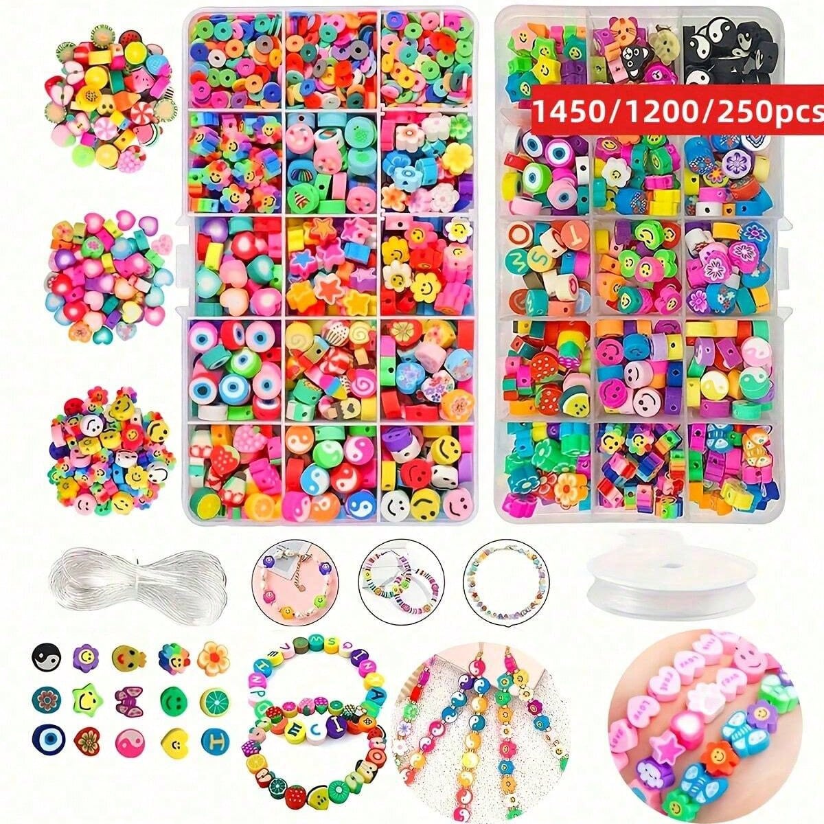 1450/1200/250pcs Polymer Clay  - Men Accessories Jewellery reseña y precio