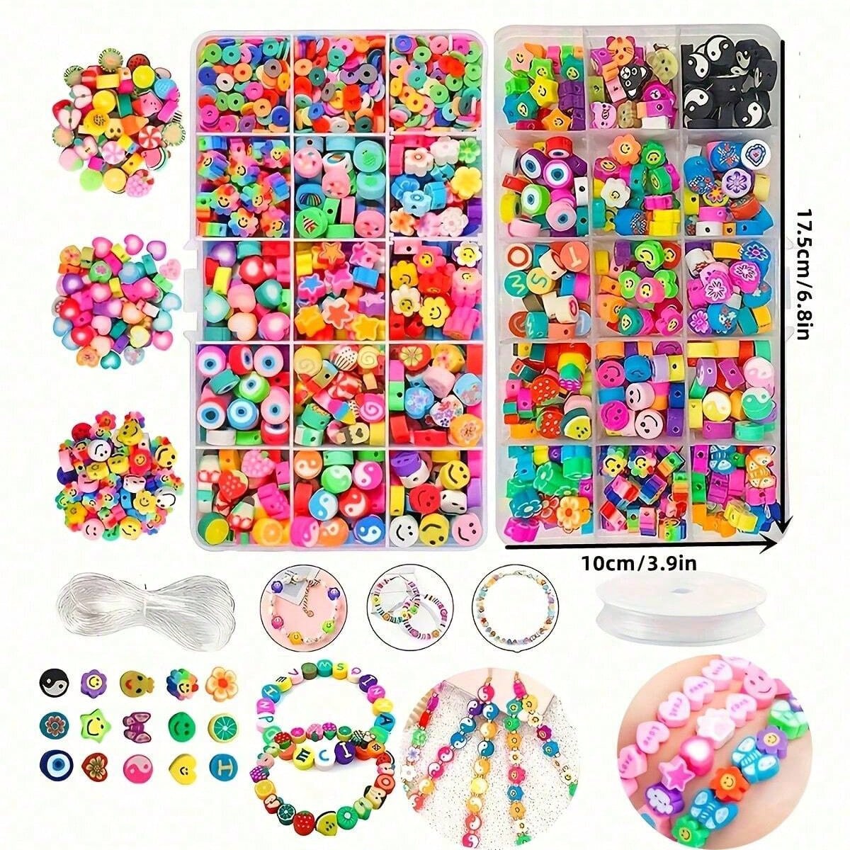 1450/1200/250pcs Polymer Clay  - Men Accessories Jewellery reseña y precio