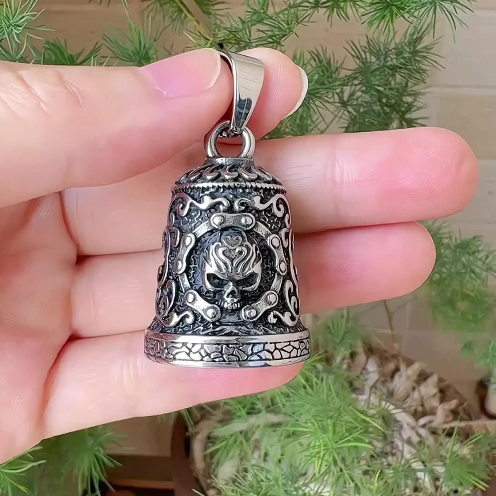 Skull Bell Charm Motorcycle Be - Men'S Accessories Chain reseña y precio