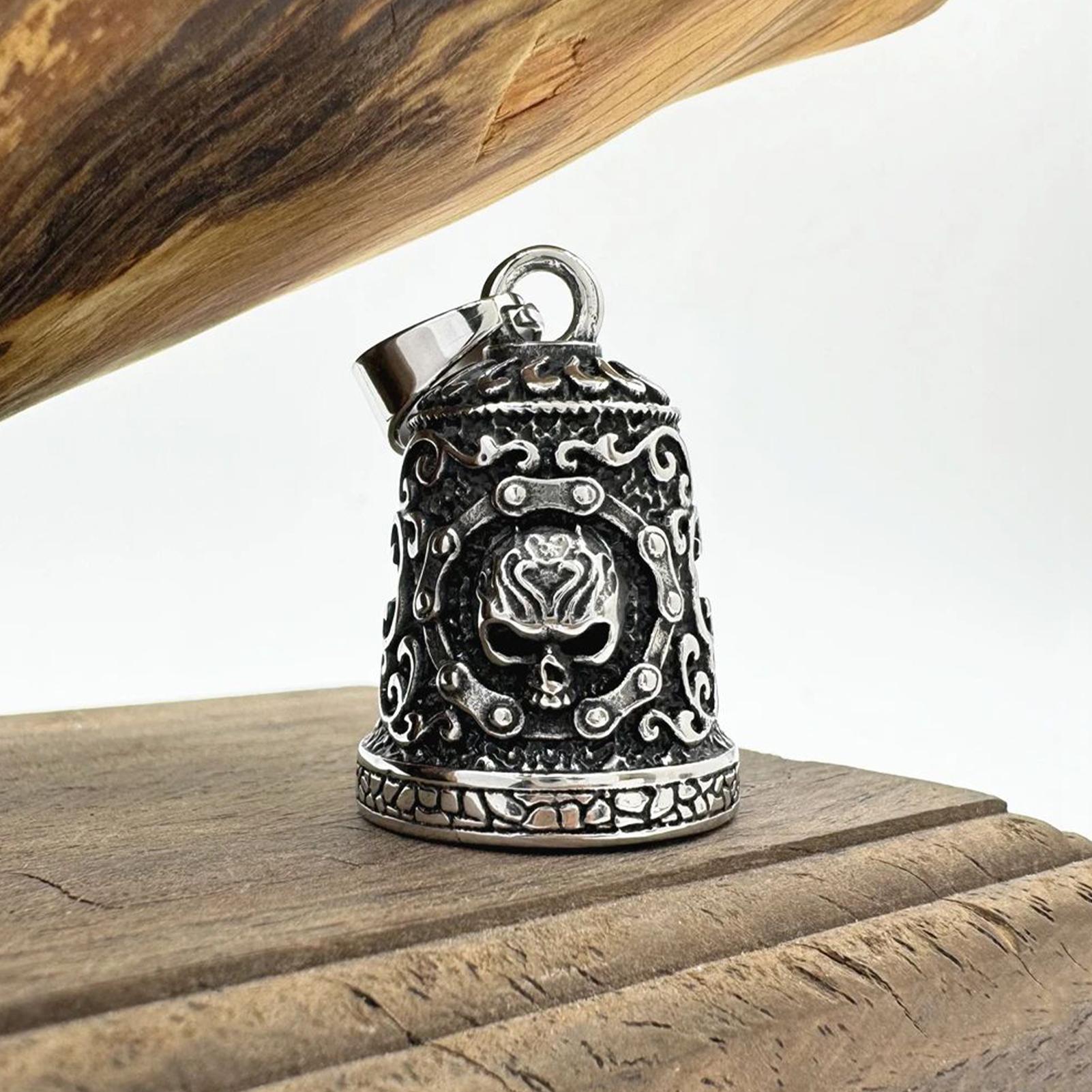 Skull Bell Charm Motorcycle Be - Men'S Accessories Chain reseña y precio