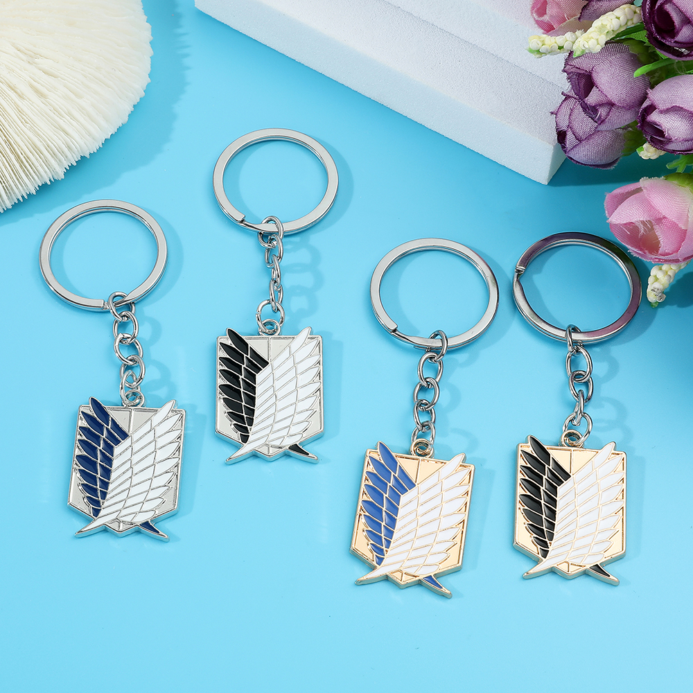 Anime Attack on Titan Enamel B - Men Keychain Accessories reseña y precio