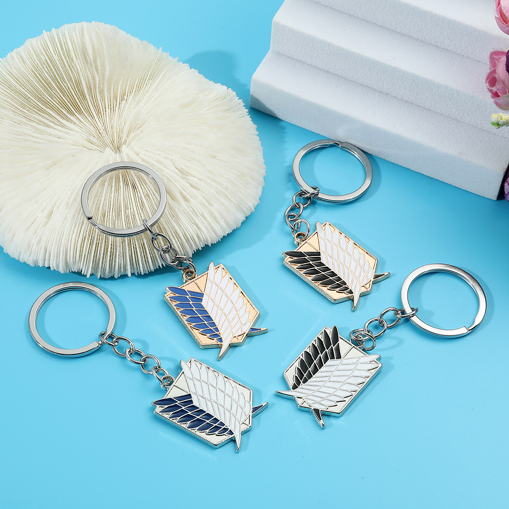 Anime Attack on Titan Enamel B - Men Keychain Accessories reseña y precio
