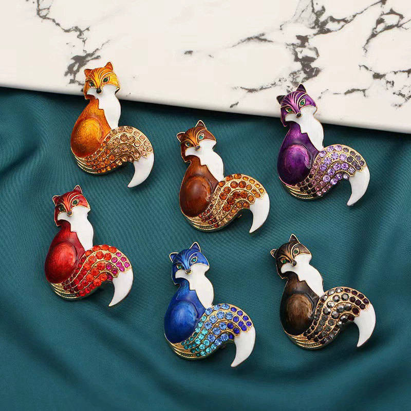 1Pc Retro Fox Brooch for Men W - Men'S Accessories Trends 2025 reseña y precio