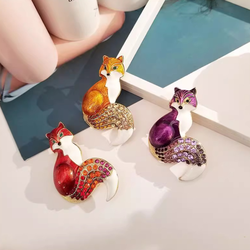1Pc Retro Fox Brooch for Men W - Men'S Accessories Trends 2025 reseña y precio