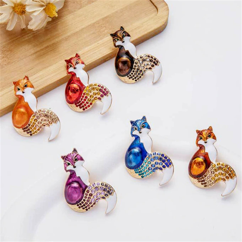 1Pc Retro Fox Brooch for Men W - Men'S Accessories Trends 2025 reseña y precio