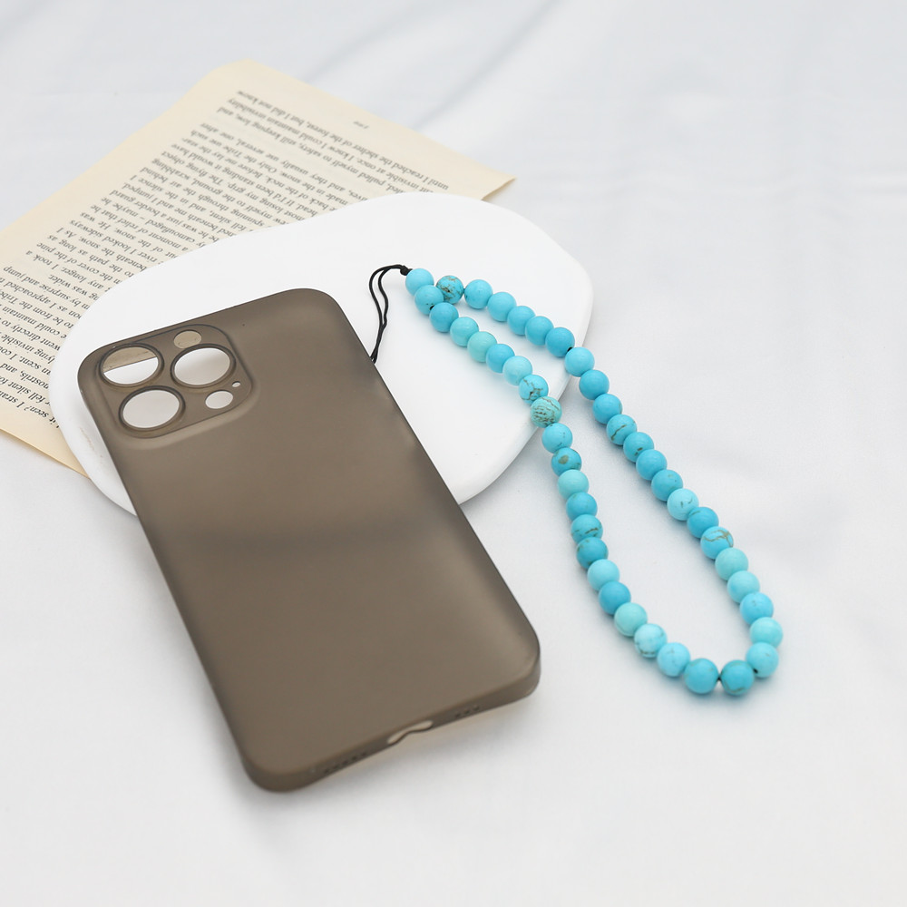 8MM Blue Turquoise Beaded Mobi - Men'S Accessories Chain reseña y precio