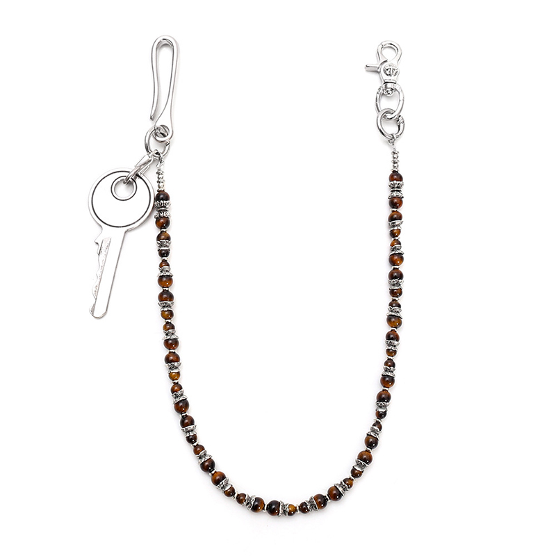 Hip Hop Punk Tiger Eye Beaded  - Men Accessories Pk reseña y precio